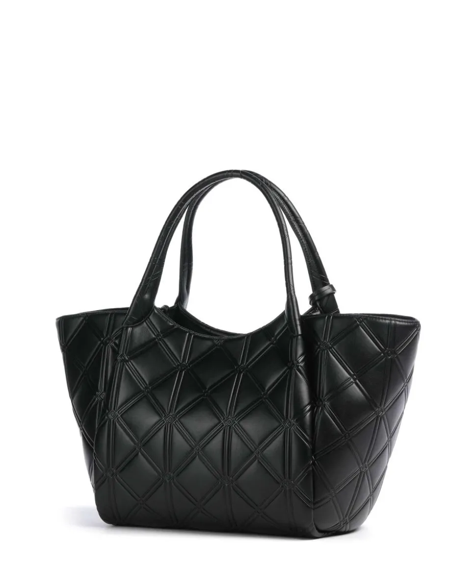 Durini Handtasche Lederimitat schwarz