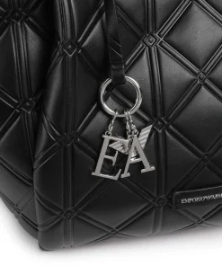 Durini Handtasche Lederimitat schwarz