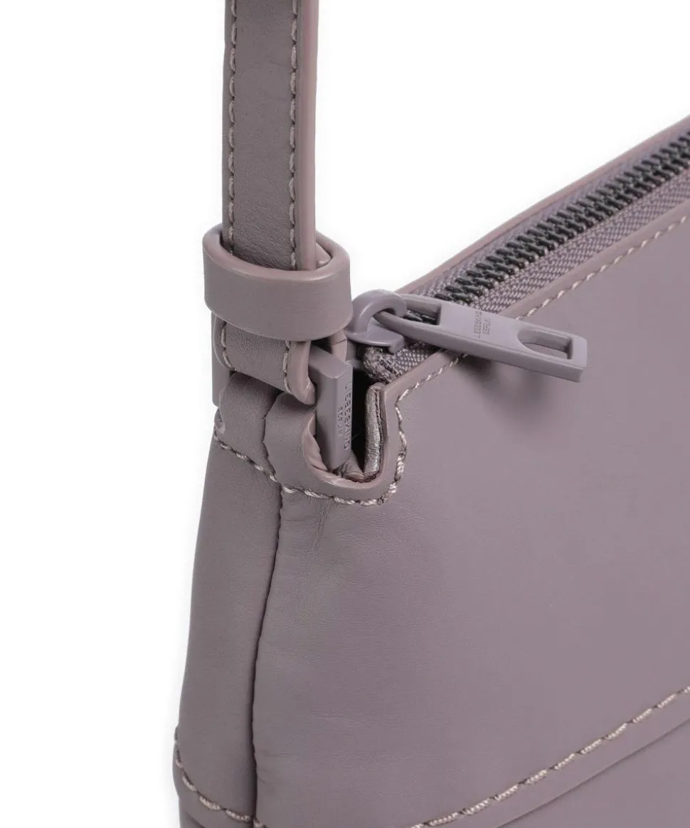 Edda Calf Optic S Umhängetasche fein genarbtes Leder violett