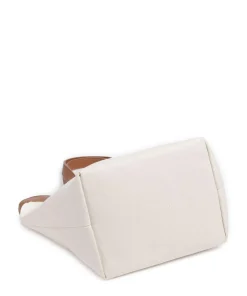 Elena Shopper Canvas, Lederimitat sand