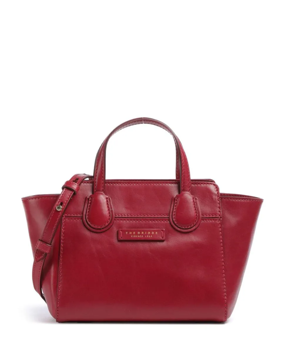 Elettra Handtasche fein genarbtes Rindsleder rot