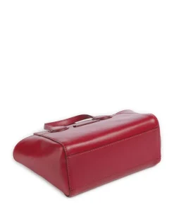 Elettra Handtasche fein genarbtes Rindsleder rot