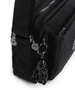 Elevated Abanu M Umhängetasche recyceltes Polyamid schwarz