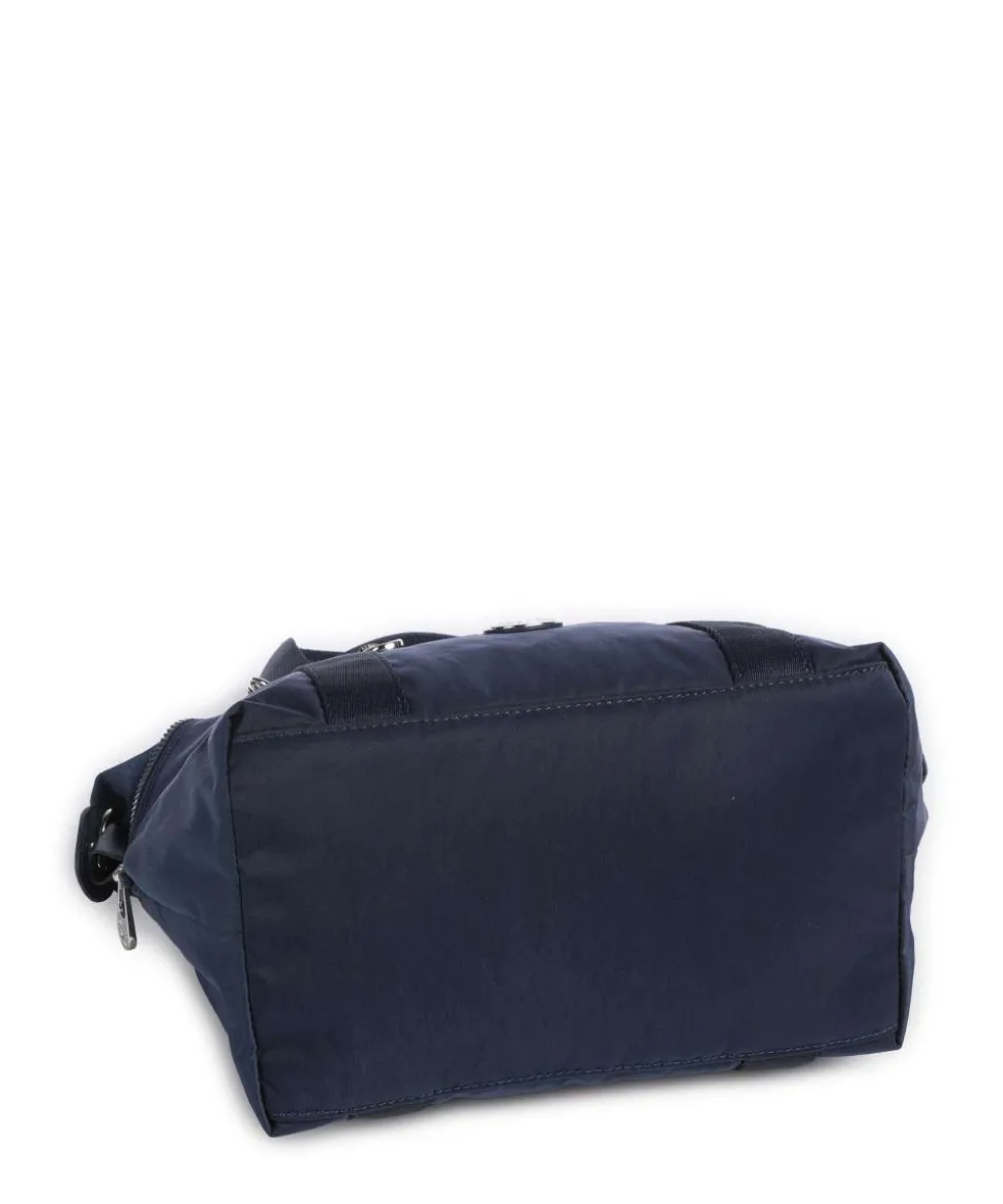 Elevated Art Mini Handtasche recyceltes Polyamid dunkelblau