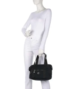 Elevated Art Mini Handtasche recyceltes Polyamid schwarz