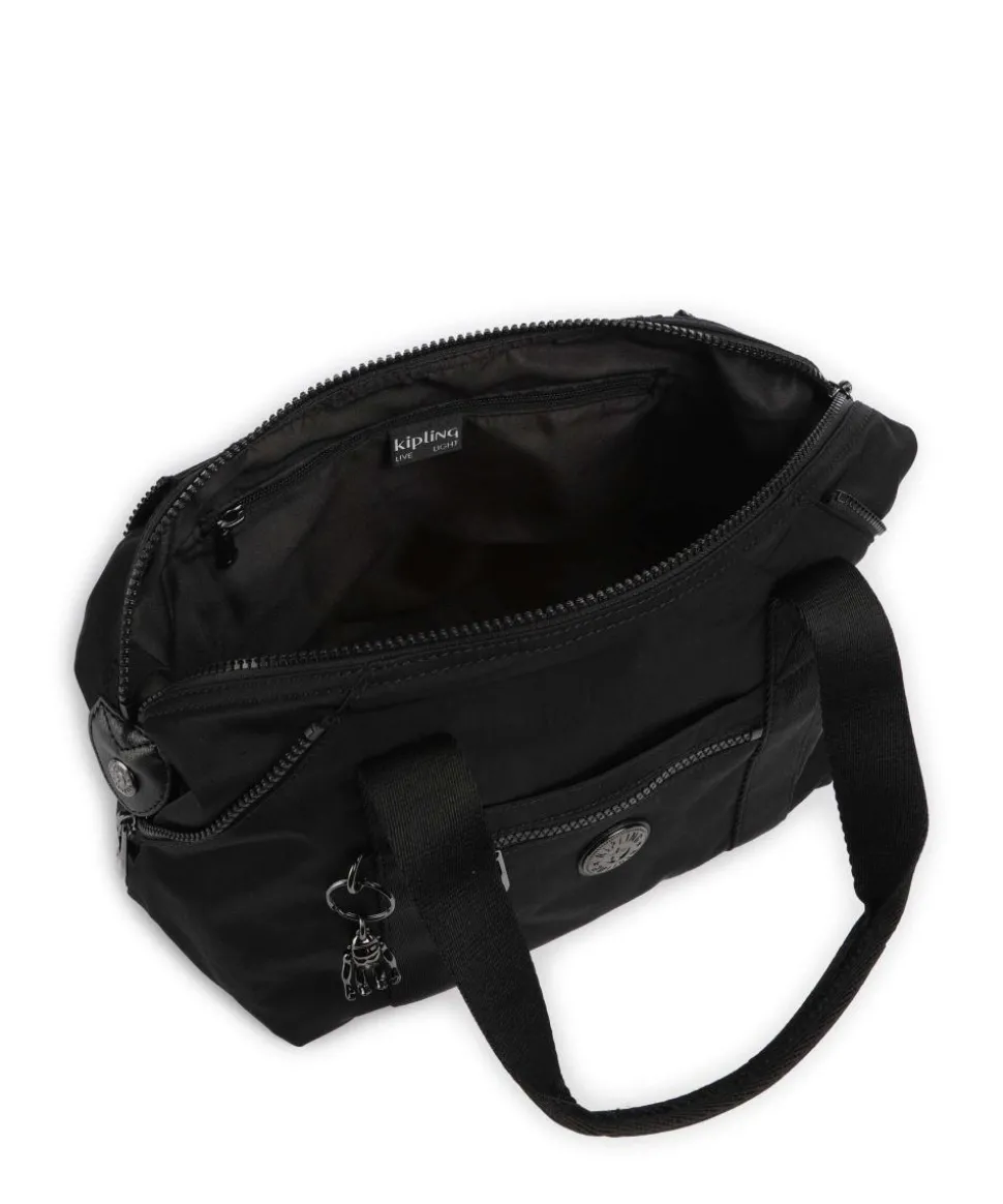 Elevated Art Mini Handtasche recyceltes Polyamid schwarz