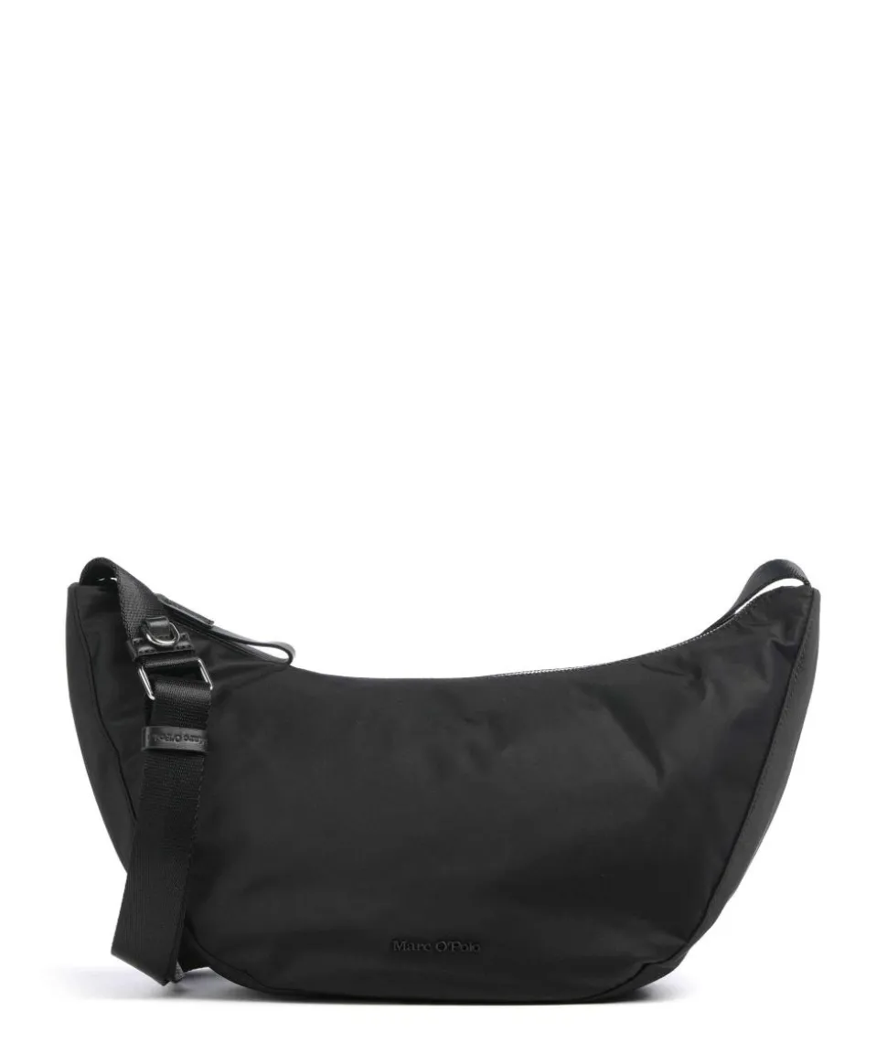 Elina S Umhängetasche recyceltes Nylon schwarz