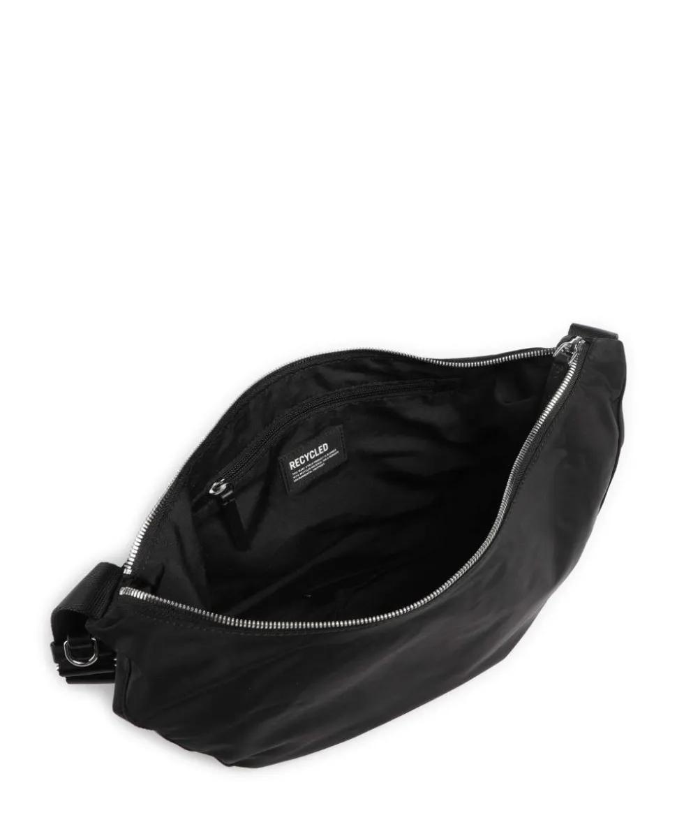 Elina S Umhängetasche recyceltes Nylon schwarz