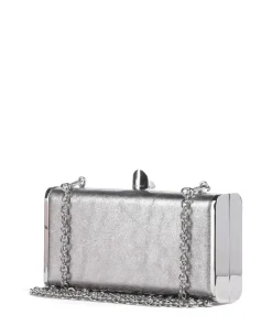 Eliv Umhängetasche genarbtes Rindsleder silber