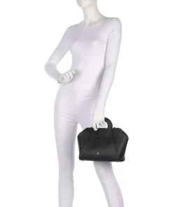 Eliza M Handtasche genarbtes Rindsleder schwarz