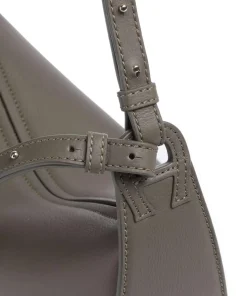 Eliza S Beuteltasche genarbtes Rindsleder khaki