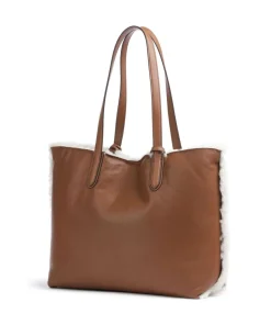 Eliza Shopper fein genarbtes Leder braun