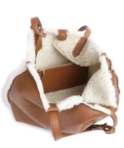 Eliza Shopper fein genarbtes Leder braun