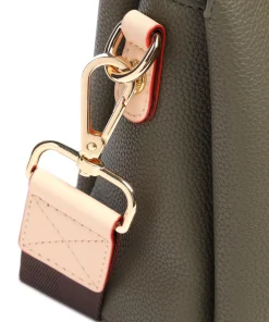 Ella Handtasche Lederimitat olivgrün