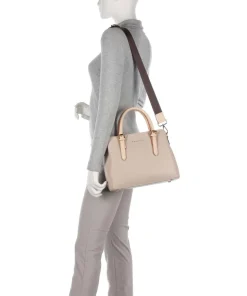 Ella Handtasche Lederimitat beige