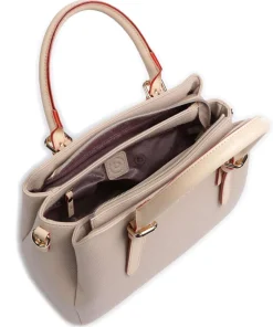 Ella Handtasche Lederimitat beige