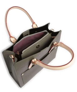 Ella Handtasche Lederimitat olivgrün