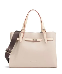 Ella Handtasche Lederimitat beige