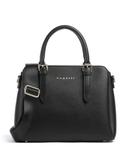 Ella Handtasche Lederimitat schwarz