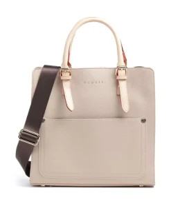 Ella Handtasche Lederimitat beige