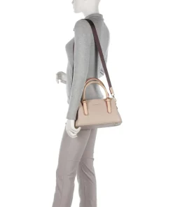 Ella Handtasche Lederimitat beige