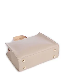 Ella Handtasche Lederimitat beige