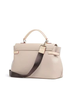 Ella Handtasche Lederimitat beige
