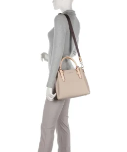 Ella Handtasche Lederimitat beige