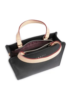 Ella Handtasche Lederimitat schwarz