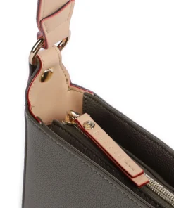 Ella Schultertasche Lederimitat olivgrün