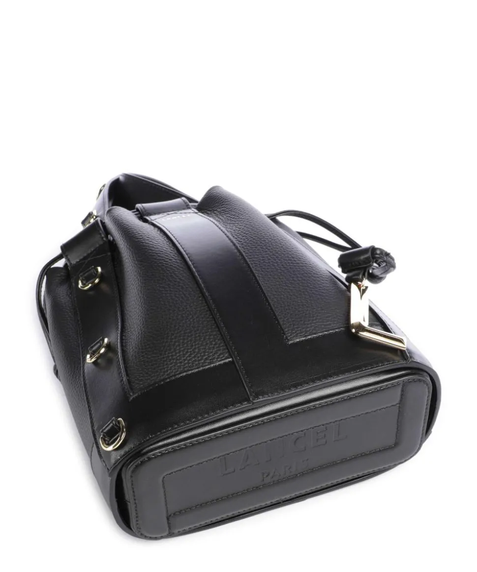 Elles S Bucket bag genarbtes Rindsleder schwarz