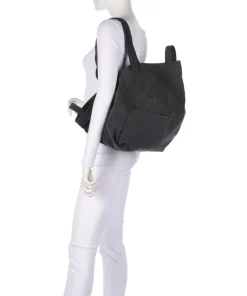 Elvira Denim M Shopper Canvas schwarz