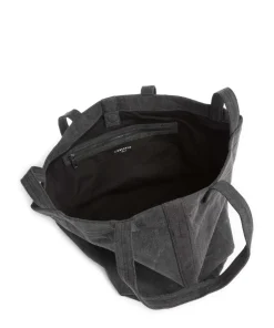 Elvira Denim M Shopper Canvas schwarz