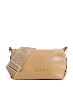 Elvira Lamb SF Verna S Umhängetasche genarbtes Leder beige