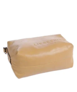 Elvira Lamb SF Verna S Umhängetasche genarbtes Leder beige