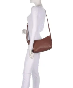 Elvira Sheep Natural M Umhängetasche Schafsleder dunkelbraun