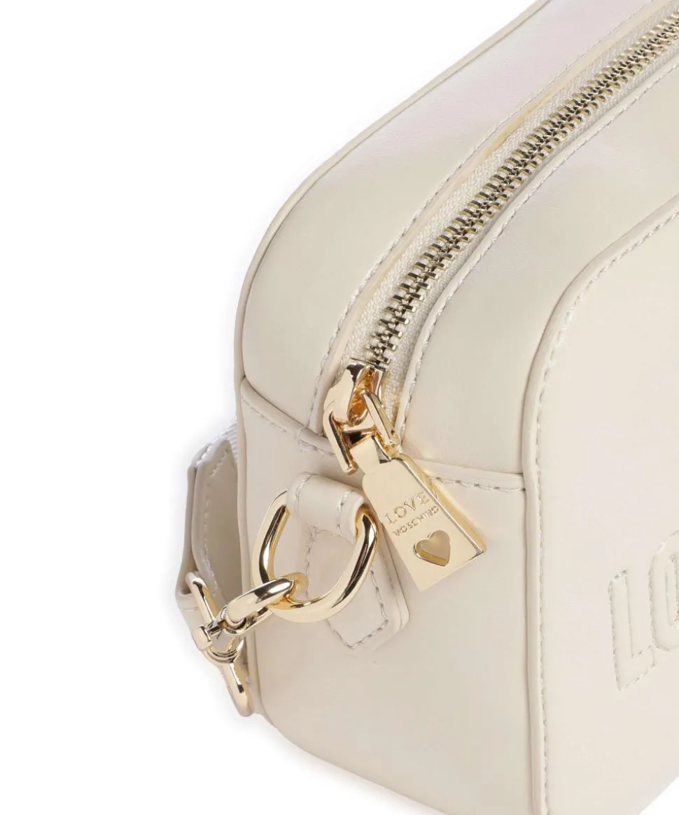 Ember Umhängetasche Lederimitat elfenbein