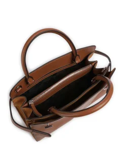 Emilie Handtasche fein genarbtes Rindsleder braun