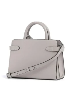 Emilie Handtasche genarbtes Leder hellgrau