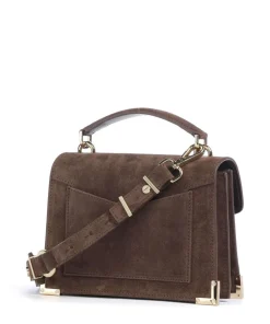 Emily Small Handtasche aufgerautes Rindsleder braun