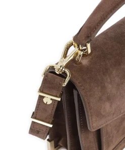 Emily Small Handtasche aufgerautes Rindsleder braun