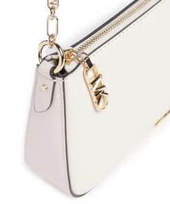 Empire Medium Schultertasche fein genarbtes Leder creme