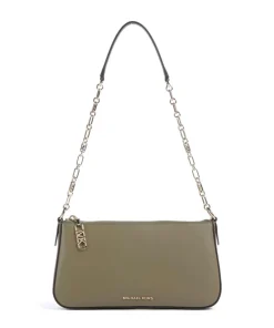 Empire Medium Schultertasche fein genarbtes Leder olivgrün