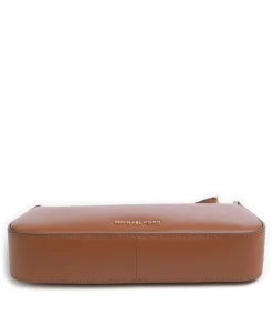 Empire Medium Schultertasche fein genarbtes Leder braun