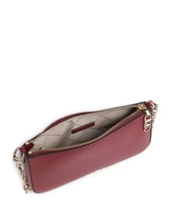 Empire Medium Schultertasche fein genarbtes Leder wein