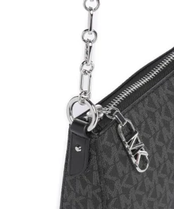 Empire Medium Schultertasche Lederimitat schwarz