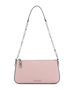 Empire Schultertasche fein genarbtes Leder rosa