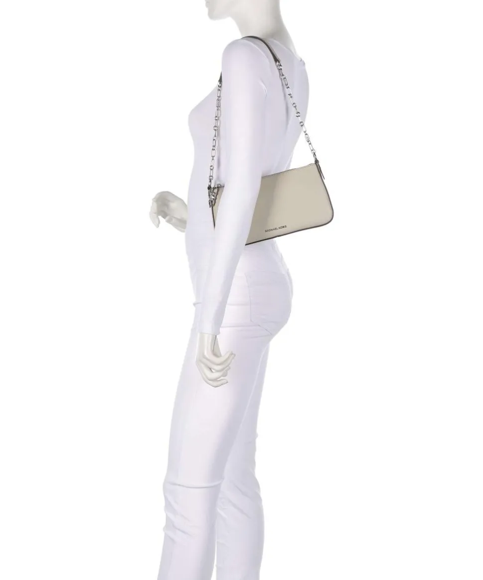 Empire Schultertasche fein genarbtes Leder sand