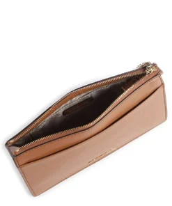 Empire Schultertasche genarbtes Leder braun