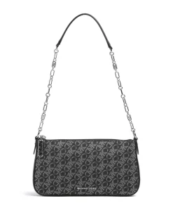 Empire Schultertasche Lederimitat schwarz